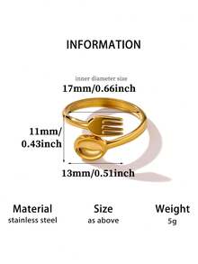 Smooth Double Ball Bead Ladies Open Ring Gold Color Geometric Pair Rings Simple Aesthetic Jewelry Gift - Yellow Gold - View 15