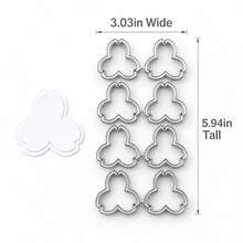 Fall Flowers Cutting Dies For Card Making, Symmetry Floral Die Cuts Holiday Flowers Bloosm Dies Embossing Tool For Scrapbooking DIY Crafting - YG011 - View 6