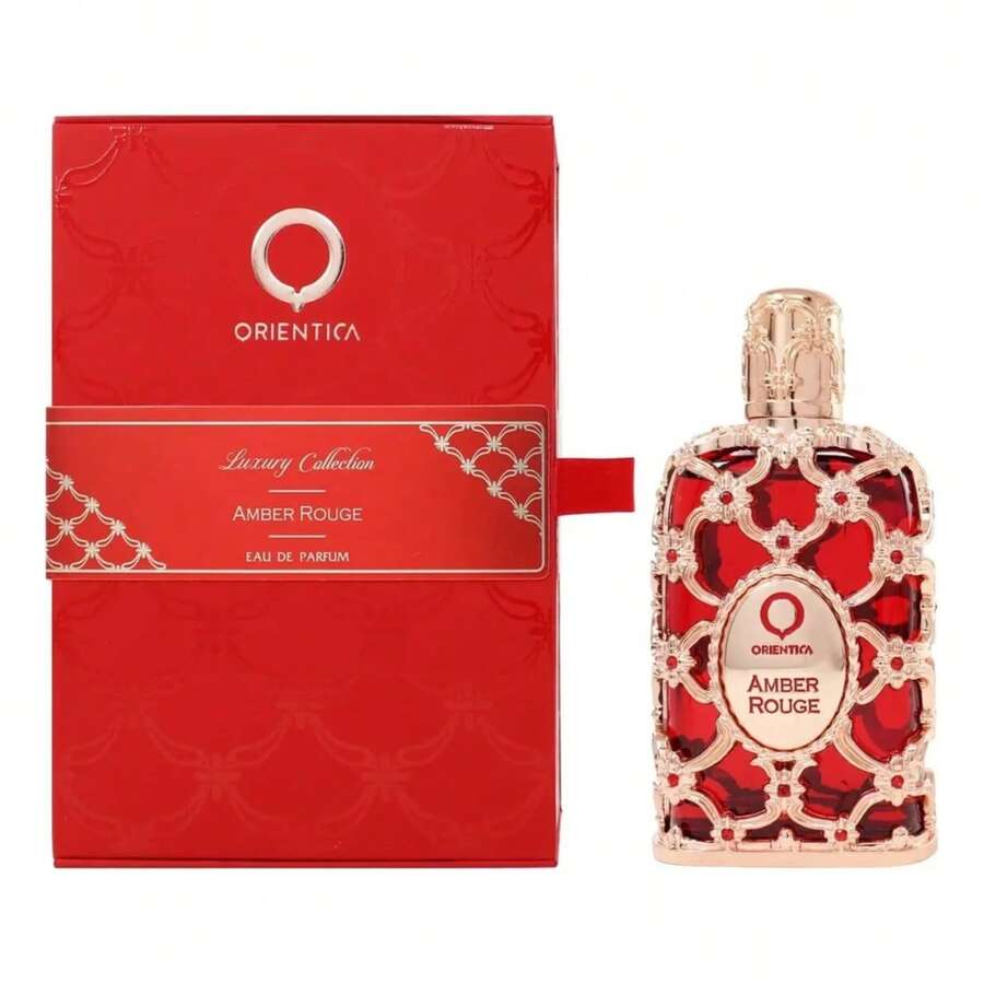 Perfume Orientica Amber Rouge Luxury Collection EDP 80ml Unisex Fragancia Lujosa Ambar Azafrán Jazmín Larga Duración - Floral - Ver 1