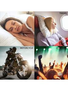 Reusable Silicone Noise-Canceling Earplugs, Washable Sleep Earplugs, Comfortable And Pain-Free Wear - Multi-color - View 3