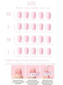 10pcs Pure Handmade Short Oval Press On Nails, Christmas Sweet Style, Blue Cat Eye Base,Christmas Tree, Pearl And Star Gem Patterns For Women And Girls, Spring Summer Fall Winter Festivals Party And Daily Life Use - Blue - View 9