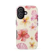 Cute Hibiscus Shell Phone Case, Summer Macaron Color Floral Print, Sweet Girl Style Phone Case, Compatible With IPhone 17 Air 16 Pro Max 15 14 Plus 13 12 Pro 11 - Multicolor - View 7