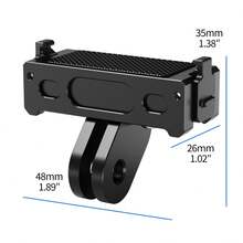 For Insta360 Go Ultra Selfie Angle Adapter Quick Release Magnetic Clamp Base Tripod Bracket 17mm 25mm Ball Head Rotation Mount - View 9
