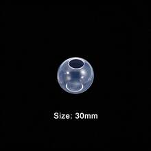 1pc 20-100mm 3D Planet Sphere Silicone Mold, Seamless Round Epoxy Resin Mold For DIY Crystal Ball, Dried Flower Handmade Crafts Home Ornament - Clear - View 17