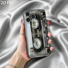 بطانية هاتف بتصميم كاسيت عصري، متوافق مع آيفون 16، 17 برو، 18 برو ماكس، 15، 13، 14، 12، 11 برو ماكس، بلس، هدية مثالية، بطانية حماية عتيق - متعدد الألوان - مشاهدة 2