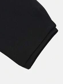 Adidas Women's SWEAT HOODY Knitted Sweatshirt Sweatshirt LH4880 - Black - View 5
