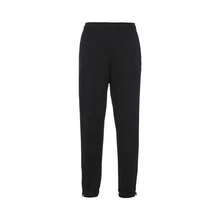 Nike Men's Black Solid Color Logo Print Knitted Training Cuffed Sweatpants - Black - View 4