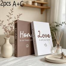 1/2/3pcs Home Fashion Realistic Book Decor, Luxury Decorative Books, Living Room Decor, Home Decor, Coffee Table Books, Modern Fashion Decorative Books, Stackable Display Books, Hotel Decor, Gift - Decor Book - View 18