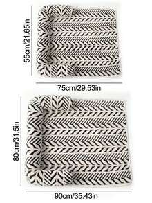 Pet Sofa Pad, Anti-Hair Furniture Protector, Machine Washable Non-Slip Pet Mat With Raised Backrest, Soft Herringbone Pattern Sleeping Pad, Suitable For Sofa, Window Sill And Floor, Ideal Resting Bed For Cats And Small Dogs, Keeps Pet Owners' Sofa Clean - Multicolor - View 10