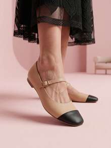Women Flats - Maquillaje/Negro - View 1