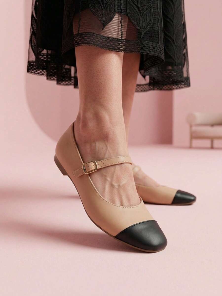 Women Flats - Maquillaje/Negro - View 1