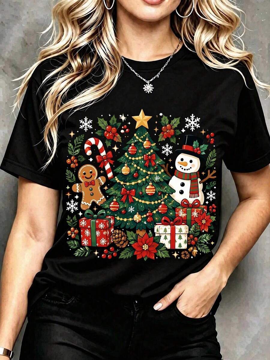 Women T-Shirts - Black - View 1
