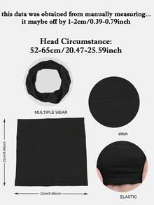 1/3PCS Wooden Soft Beanie Hat, Solid Color Non-Slip Pull-On Base Cap, Minimalist Practical Multi-Functional - Multicolor - View 2
