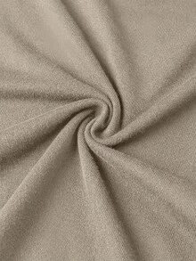 GRDR Men's Casual Long Sleeve Half Zip Knit Sweater, Versatile For Daily Wear - Camel - View 7
