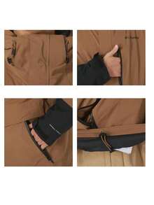 Columbia 男士 South Gate™ II 羽絨可拆換外套 戶外羽絨內層連帽夾克 WE9643257 - 卡其色 - 查看 7