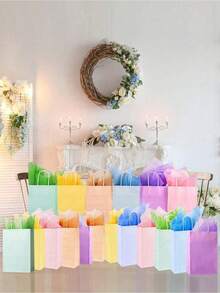 Reusable Waterproof Party Favor Tote Bags for Ba to Sool Birthday Parties Classroom Rewards Ter Appreciation and Yr-End s Set of 30 Small Candy and Bags Idl for Multiple Celebration Scenarios - Multicolor - Ver 1