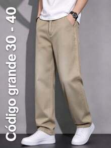 Men Jeans - Apricot - View 1