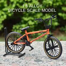 1:10 Scale Metal Bicycle Model, Bicycle Ornament Decoration, Suitable For Bedroom, Living Room, Hallway Desktop Display, Easter, Christmas Gift - Multicolor - View 4