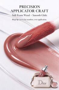 Dior Addict Lip Glow Mini 2ml #018, Lip Balm Berwarna, Warna Teh Susu Oolong yang Melembapkan, Ukuran Mini untuk Perjalanan, Tidak Lengket, Kilau Kemerahan Alami - Rose Tea - View 8