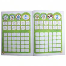 兒童阿拉伯字母描紅練習練習冊，彩色卡通阿拉伯字母寫作練習書，幼兒早期語言學習手寫練習冊，適合居家學習、幼兒園課堂與日常學習練習抄寫本 - 1 本書(B) - 查看 4