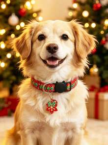 Christmas Cat Collar, Adjustable Kitten/Puppy Collar With Cute Christmas Decorations And Bell, Pet Holiday Costume Accessory, Suitable For Small Cats And Dogs, Christmas Gift - Multicolor - View 5
