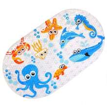 1pc Cartoon Non-Slip Mat With Suction Cups 38x69cm Bathtub Shower Mat Bathroom Decor - Multiple Styles - View 1