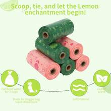 10 Rolls 150 Bags Scented Pet Waste Bags, Pet Garbage Bags, Cat Litter Bags, Poop Bags - Multicolor - View 7