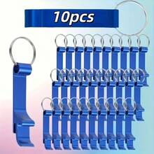 10/30/50/100pcs Customized Engraved Metal Bottle Opener Keychain - Can Engrave Name Or Text, Bulk Boxed, Perfect For Wedding, Birthday, Company Gift And Party Favor; Customizable - Multicolor - View 30