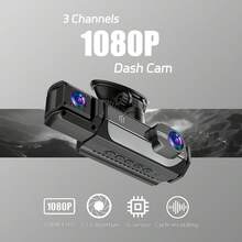 1080P HD Dual Lens Dash Cam (Front And Rear) With 2-Inch IPS Screen, 170° Front Wide Angle And 140° Rear Wide Angle Field Of View, ADAS Driving Assistance, G-Sensor, Loop Recording, Night Vision And 24-Hour Parking Mode - Dash Cam - View 3