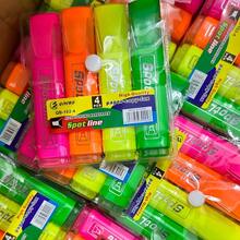 4-Color/6-Color Fluorescent Highlighter Set, Odorless Ink For Paper, Bright And Eye-Catching Colors, Smooth Marking Without Smudging, Suitable For Textbooks, Notes, Document Highlighting, Student Exam Preparation, Office Material Marking, Practical Stationery For Learning And Note-Taking - Multi-color - View 6