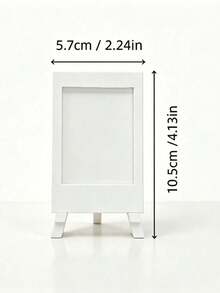 1pc Mini Instant Photo Frame With Stand, PLA 3D Printed Desktop Photo Holder, Slot Design For Easy Photo Replacement, Desktop Display Frame, Suitable For Family Memories, Home Decor And Birthday Holiday Gifts - Multicolor - View 11