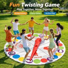 Twist Game Spinner, Floor Balance Party Game Spinner With Left And Right Hand And Foot Colored Circles, Interactive Family Gathering Indoor Activity Game Prop, Suitable For Children And Adults, Creative Birthday Gift And Party Favor, Left Hand, Right Hand, Adult Interactive Cardboard Game, Indoor/Outdoor Holiday Entertainment - Multicolor - View 3