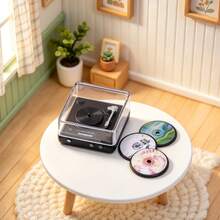 Mini CD Player Model, DIY Miniature Room Decor, Collectible Gift For Hobbyists And Enthusiasts - Multicolor - View 1