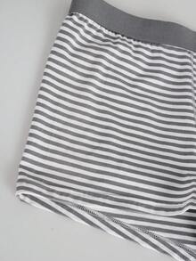 Men's Striped Colorblock Minimalist Boxer Briefs 3-Pack - Light Grey - View 4
