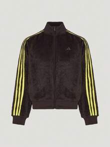 Adidas Women's DCE JKT Knit Cardigan Jacket LD8786 - Chocolate Brown - View 1