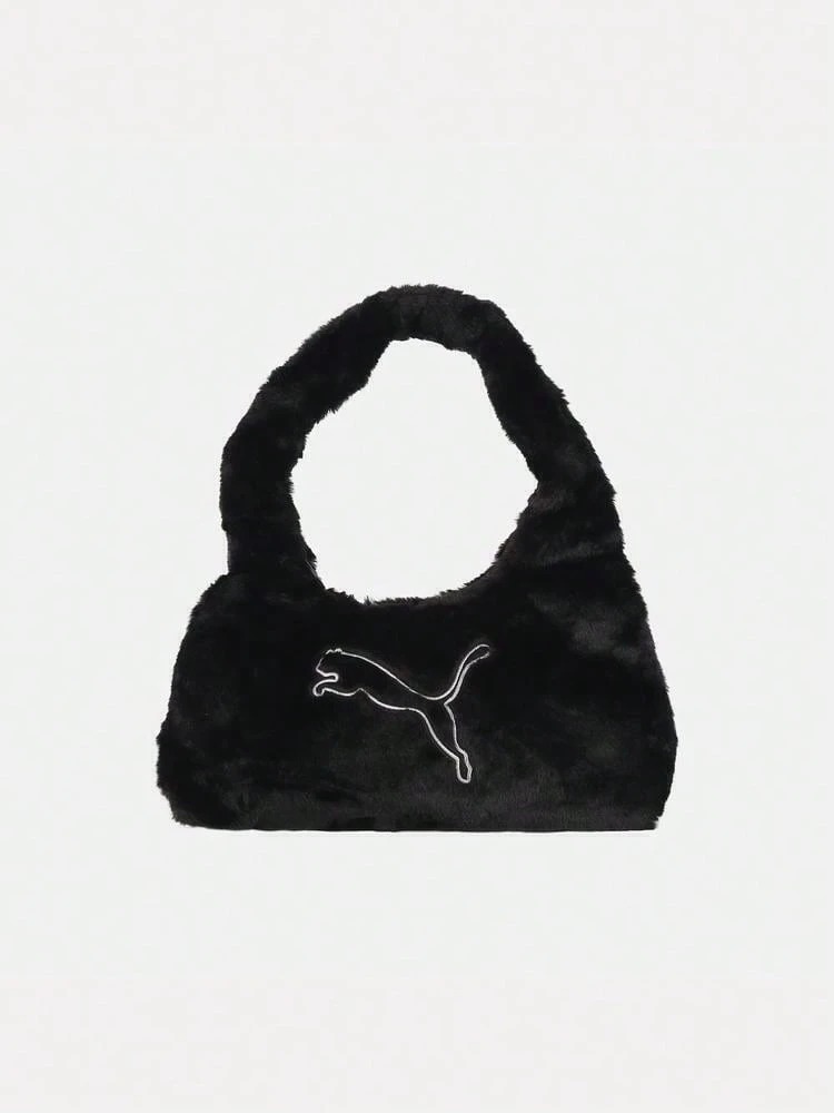 Puma Women's UP FAUX FUR Small Prism B - Black Shoulder Bag 09276601 - Black - View 1
