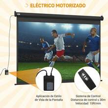 HOMCOM Projectors - Black - View 2