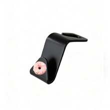 2pcs Sweet White Flower & Colorful Bead Donut Resin Car Seat Hooks, Hidden Multi-Function Creative Small Hooks - A - View 5