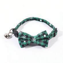 Christmas Series Pet Collar Snowflake Bowknot Dog Cat Collar - Multicolor - View 8