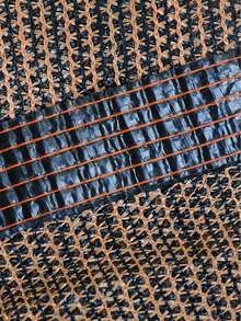 Balcony Privacy Screen - Fence Privacy Cover With Ties - Outdoor Mesh Shade Cloth For Balcony Railing - Patio - Deck - Porch & Garden - Brown Windproof Fence Cover - Multicolor - View 4