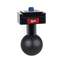 1/4" Screw To 25mm 1 Inch Ball Head Quick Release Mount Adapter For Hero Action Camera Accessories - View 1