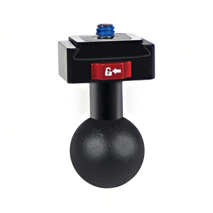 1/4" Screw To 25mm 1 Inch Ball Head Quick Release Mount Adapter For Hero Action Camera Accessories - View 1