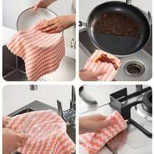 10/5/1pc Ultra Soft Ultra Absorbent Microfiber Cleaning Cloth, Machine Washable, Suitable For Kitchen, Bathroom, Car And Window Cleaning, Cleaning Supplies, Kitchen Essential - Random Color - View 3