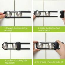 Baby Stove Knob Covers & Appliance Locks - Black - View 2