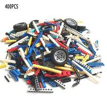 400pcs/800pcs Tech Building Blocks Set, Adult Building Block Assembly Tech Pin Connector Universal Joint Sleeve Small Particle Building Blocks Set, Compatible With Gears, Tires Tech Series, Hamburger Car Building Blocks, Tech Style, Christmas/Party - Multicolor - View 8