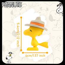 Monogram Peanuts Snoopy Woodstock 3D Foam Collectible Magnet, Cute Novelty Fridge Sticker, Exquisite Kitchen Refrigerator Decoration, Collectible Present For Peanuts Fans, Officially Licensed 1PC - Fridge Magnet - View 4