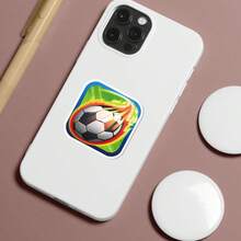 50PCS Cartoon Sports Football Stickers Football Graffiti Stickers Funny Football Stickers For Laptop,Water Bottle, Guitar, Luggage, Phone, Case, Skateboard, Gift - Multicolor - View 5