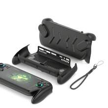 1 Set Front & Back ABS+TPU Protective Case For ROG Xb Ox Ally / ROG Xb Ox Ally X, Shockproof Anti-Drop Anti-Scratch Sweatproof Anti-Slip Grip Cover, Adjustable Kickstand, Heat Dissipation Friendly Precise Cutouts Handheld Gaming Console Shell. - View 12