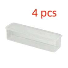 1-10pcs Airtight Stackable Rectangular Food Storage Containers – Vanilla Food Storage And Bento Boxes | Freezer And Microwave , With Locking Lids | Refrigerator Storage Boxes, Back To School Supplies - Multicolor - View 10