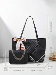 Women Arm Bags - Black - View 3